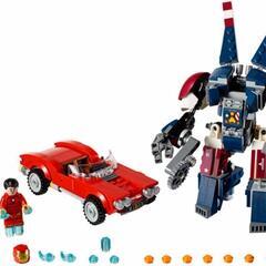 凸LEGO凸【新品未開封】廃盤 レゴ76077 スーパー・ヒーローズ MARVEL アイアンマン デトロイト・スティールの攻撃 ★激レアの画像