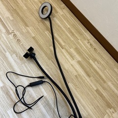 LEDリングライト　スマホライトスタンド
