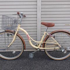 自転車24インチ 赤 ※福岡市引取限定