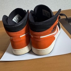 26.5センチ　AIR jordan1 mid オレンジの画像