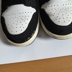 26.5センチ　AIR jordan1 mid オレンジの画像