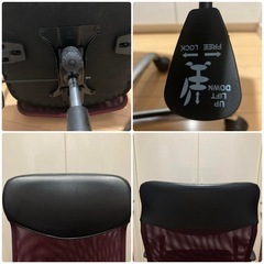 
高さ調整機能付 昇降式 メッシュハイバックチェアの画像