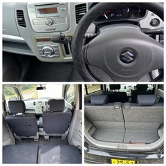 ワゴンR スディーングレー( MH23S )車検令和7年10月 スマートキー ブラック の画像