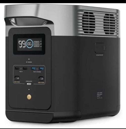 ECO FLOW デルタ2ポータブル電源　災害時