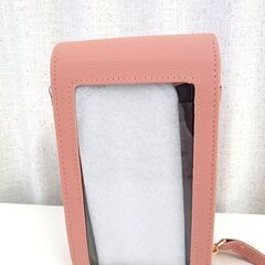 スマホショルダーポーチ　ピンク　値下げしました！の画像