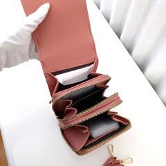 スマホショルダーポーチ　ピンク　値下げしました！の画像