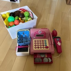 おままごとセット　レジ　食べ物付き