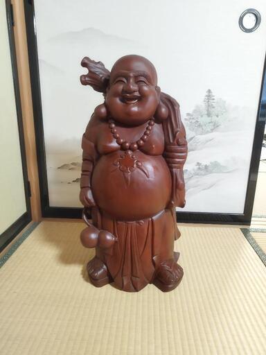 七福神布袋尊木像木彫 (Masa 517) 三河東郷のインテリア雑貨 七福神布袋尊木像木彫 (Masa 517) 三河東郷のインテリア雑貨