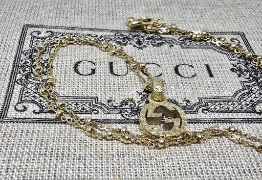 超レア廃盤未使用品】GUCCI インターロッキングG ゴールド 超レア廃盤未使用品】GUCCI インターロッキングG ゴールド