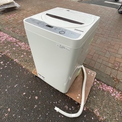 f●■SHARPシャープ・全自動電気洗濯機5.5kg【ES-GE5B-T】の画像