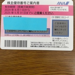 ANA 株主優待券　１枚あたり