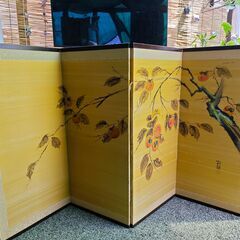 屏風　アンティーク　