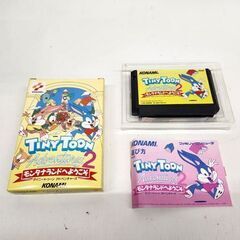 FC ファミコンソフト TINY TOON Adventures2 モンタナランドへようこそ 箱 説明書付き 動作OK ファミリーコンピューター 札幌市 平岸店の画像