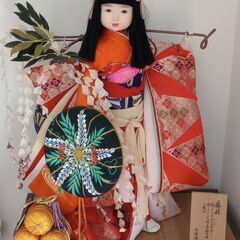  藤娘 弘陽　作 日本人形 歌舞伎 大津絵の画像