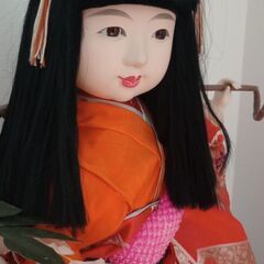  藤娘 弘陽　作 日本人形 歌舞伎 大津絵
