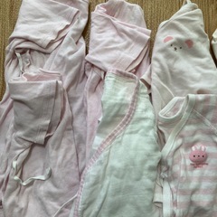 女児向け　ピンク肌着セットの画像