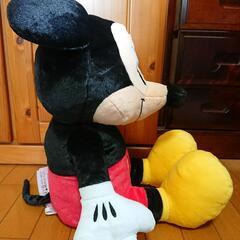 『SOLD』✨新品・未使用✨ミッキーマウス グランデぬいぐるみ おすわりVer.の画像