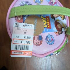 【値下げしました】mewoo トイストーリー　バニティポーチ／しまむら購入の画像