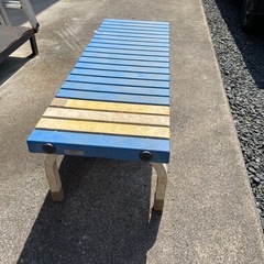 すのこベンチ　中古現状渡し難ありの画像
