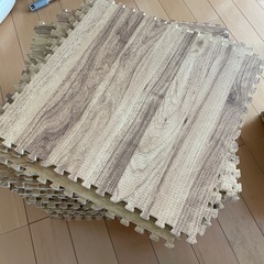 木目調　ジョイントマット　33枚 43×43
