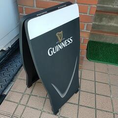 GUINNESSギネス木製立て看板　メニューボード インテリア雑貨展示　ウェルカムボードの画像