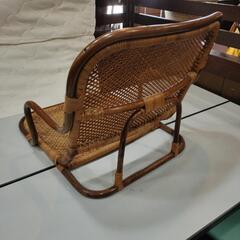 ラタン　座椅子の画像