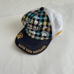 キッズ　帽子　メッシュ　52cm