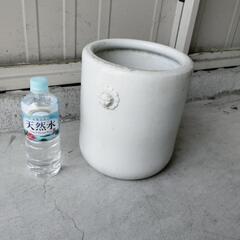 骨董品　火鉢　獅子顔　