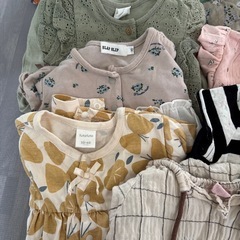 夏用ベビー服13枚セットの画像