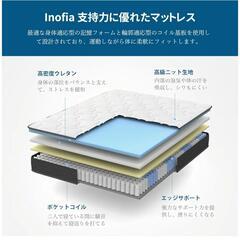 ☆受付中☆inofia セミダブルマットレス　ポケットコイルの画像