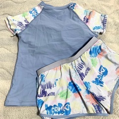 ★子供 160水着  水色 ★の画像