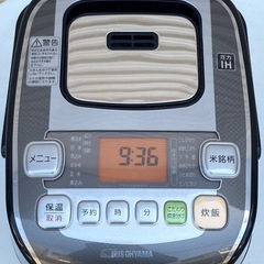 【お買い得🎵】アイリスオーヤマ 圧力IHジャー炊飯器RC-PA30-B 2019年製🟡の画像