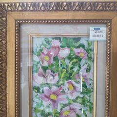 藤田嗣治 花 絵画