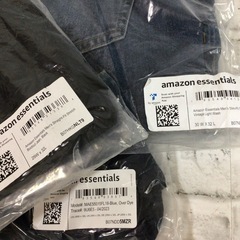 W045 未着用 Amazon essentials メンズ ボトム 7点セット の画像