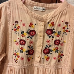 branshes ブランシェス 刺繍ワンピースの画像