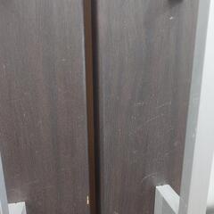 ジモティー見た！で5%OFF【キッチンボード】ニトリ レンジボード 食器棚 耐震ロック :ダークブラウンの画像