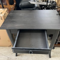 Y 2504-576 アンティーク風 デスク キズ 汚れあり がたつきありの画像