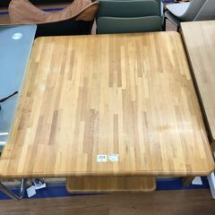 カフェテーブル　ブラウン　使用感有　木製
