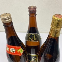 【未開封】焼酎3本セット/小鹿・亥歳　黒/国分詰め口2006.12.4  全て25度1800ｍｌ　＃32521の画像