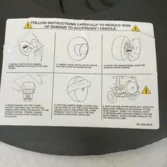 0421-081 Jeep　リアタイヤカバー　★美品★の画像
