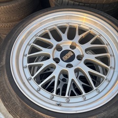 BBSアルミホイール4本セットタイヤ古い要交换必要
