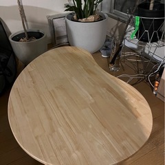 丸型 ローテーブル 木製
