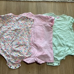 ミキハウス　ロンパース　ボディシャツ　ショートオール の画像
