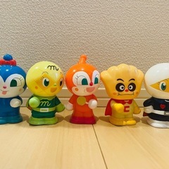 アンパンマン　ソフビ人形　BANDAI おもちゃの画像