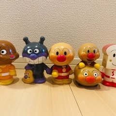 アンパンマン　ソフビ人形　BANDAI おもちゃの画像
