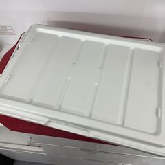 廃番 Coleman PARTY STACKER モデル6225 赤 レッド パーティースタッカー クーラーボックス キャンプ アウトドア BBQ 札幌市手稲区の画像