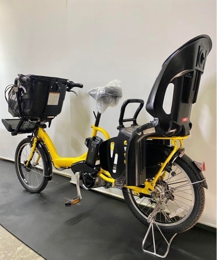 1年保証 送料無料　ブリヂストン　20インチ 子供乗せ　黄色　電動アシスト自転車 1年保証 送料無料 ブリヂストン 20インチ 子供乗せ 黄色 電動アシスト