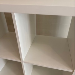 IKEA 棚　本棚 カラックス　白　オープンラック　オープンシェルフの画像