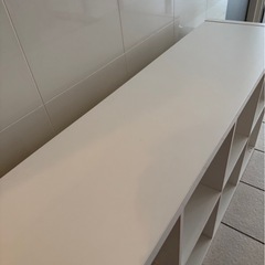 IKEA 棚　本棚 カラックス　白　オープンラック　オープンシェルフの画像