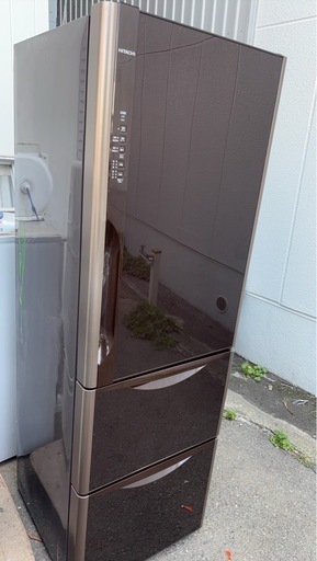 値下げ★日立 真空チルド ★３６５Lクリスタルブラウン★冷凍冷蔵庫
